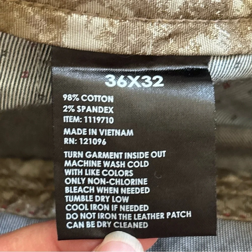 English Laundry “Brixton” Men’s Gray Straight Leg Cotton Blend Pants, 36x32